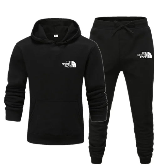 2025 Autumn Unisex Printed Casual Tracksuit – Hoodie & Joggers