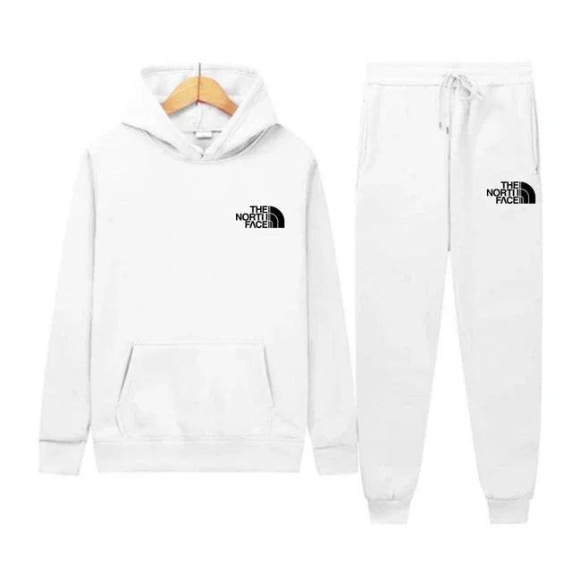 2025 Autumn Unisex Printed Casual Tracksuit – Hoodie & Joggers